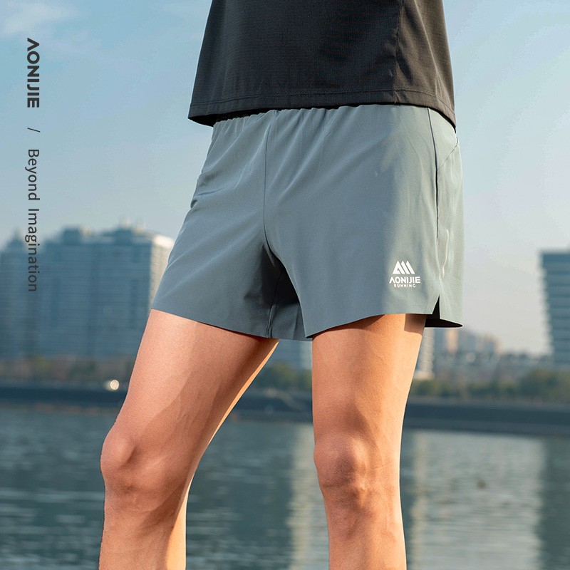 AONIJIE FM5199 Outdoor Male Training Shorts Spring Summer Running Hiking Pants for Marathon Racing Cross Country Fitness