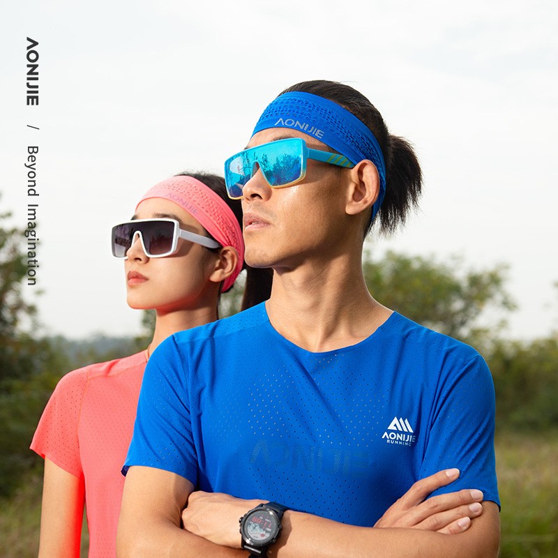 AONIJIE E4423 Soft Sports Headbands Men Women Outdoor Sweatband Hair Band Tie Sweat Absorbent Wipes for Running Yoga Hiking