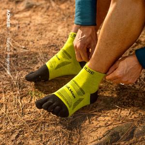 AONIJIE E4840 3Pairs Men Women Sports Soft Five Finger Socks Outdoor Mountaineering Running Cycling Hiking Breathable Toe Socks