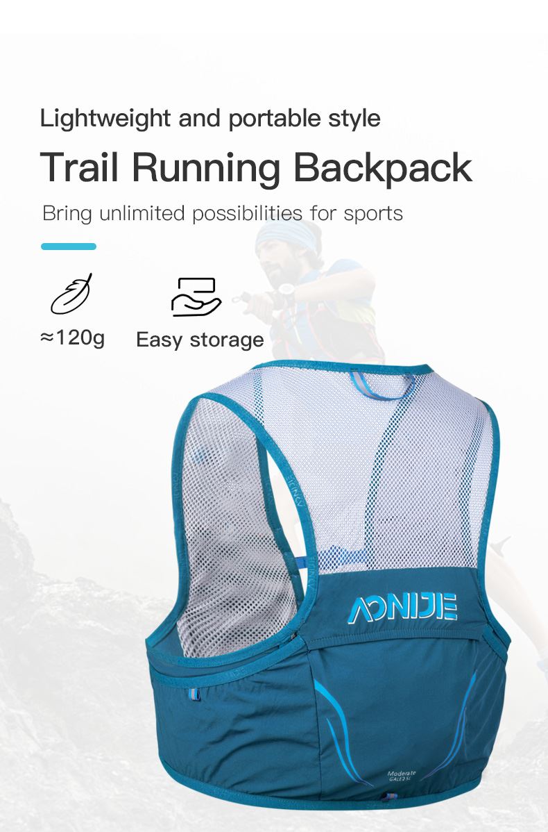 AONIJIE Outdoor Hydration Pack Running Vest Pack Water Bladder Bag Sports Z4I3 