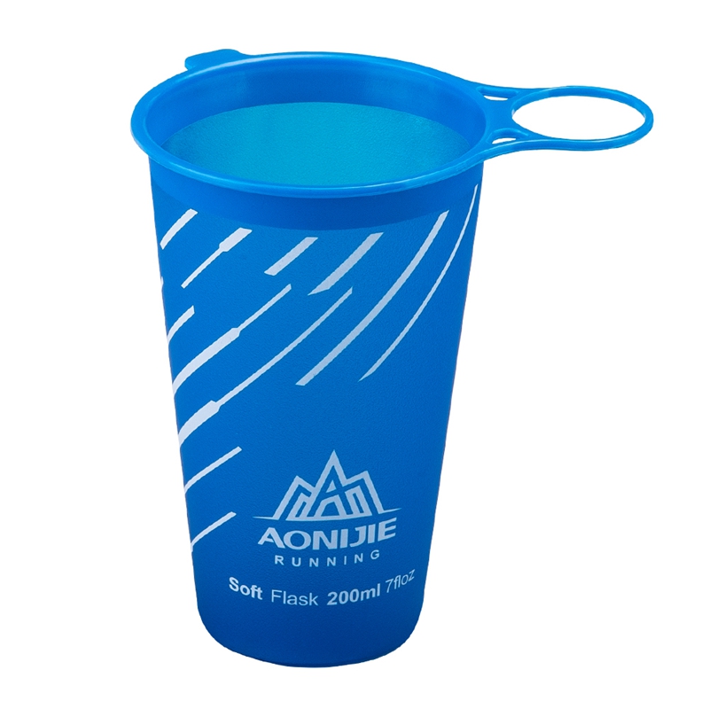 200mL Folding TPU Water Cup for Outdoor Sports Marathon Cycling Camping Running 