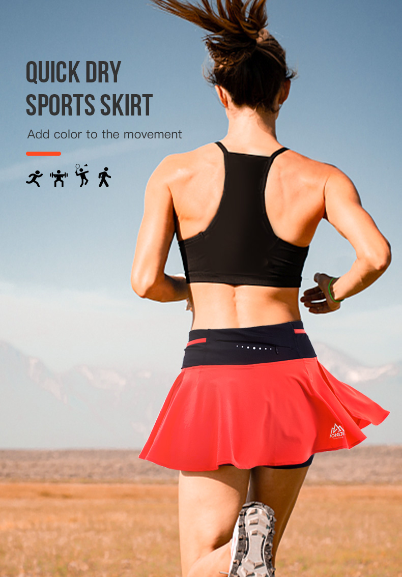 Outdoor New Sports Short Skirts Fitness Leisure Sports Skirts