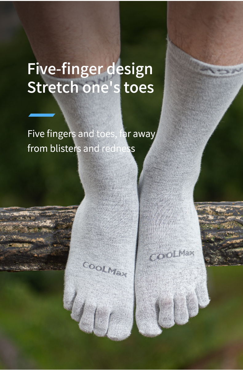 AONIJIE E4831 Sports Five Finger Socks Unisex Breathable Wicking Soft Thin  5 Toe Socks for Running Fitness Yoga Walking