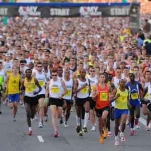 Why is more and more people start running the marathon?