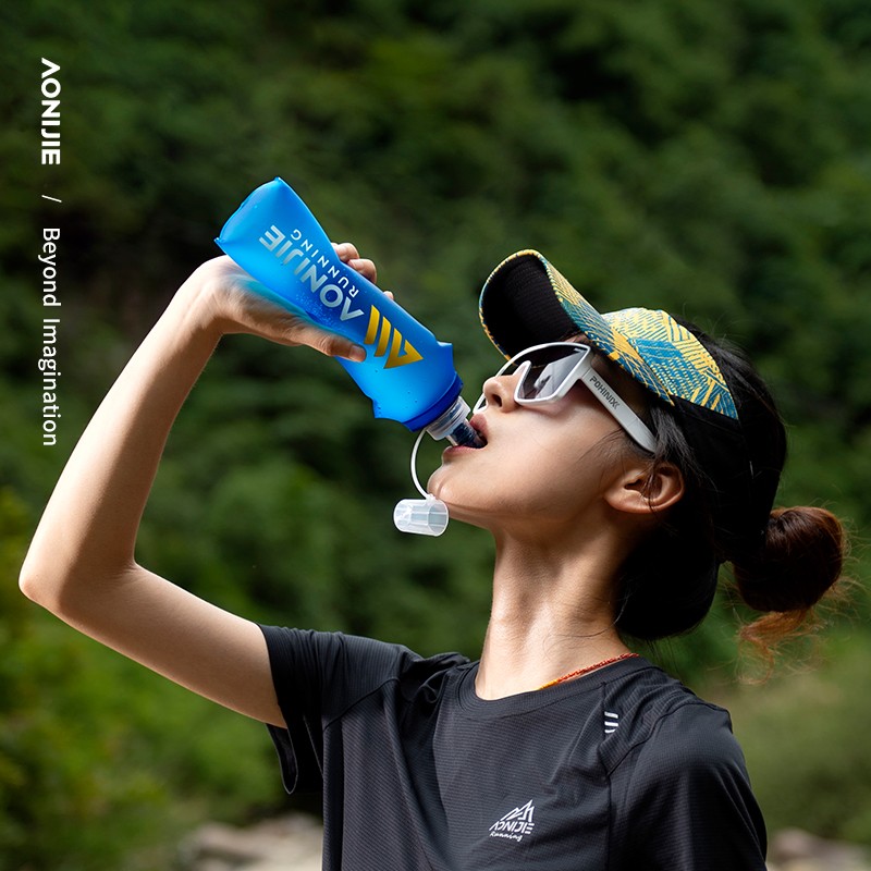 AONIJIE SD30 250ML/500ML Sports Soft Water Bottle TPU Outdoor Foldable Off Road Running Marathon Water Bottle Riding Water Bag