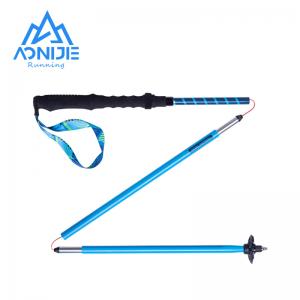 AONIJIE E4202 All Aluminum Sport Climbing Sticks Running Cross Country Folding Trekking Pole Outdoor Light Weight Alpenstocks
