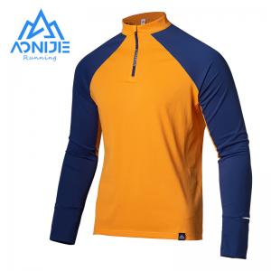 AONIJIE FM5172 Men Outdoor Sunscreen Sports Long Sleeve T-shirt Quick Dry Fitness Cycling Running Hiking Long-sleeved Sweatshirt