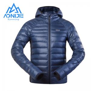 AONIJIE FM5141 Men Sports Down Jackets Outdoor Lightweight Warm Male Clothes 90% Goose Down Windproof Running Sports Down Jacket