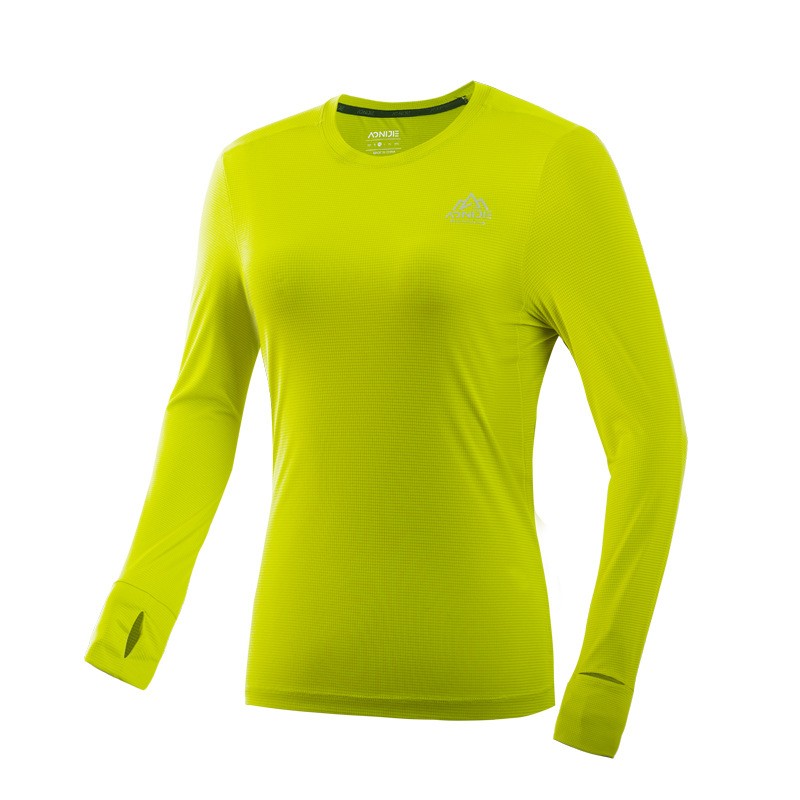 AONIJIE FW5133 Outdoor Female Long Sleeves T-shirt Quick Drying  Spring Autumn Running Sports Long T-shirt for Daily Training Marathon