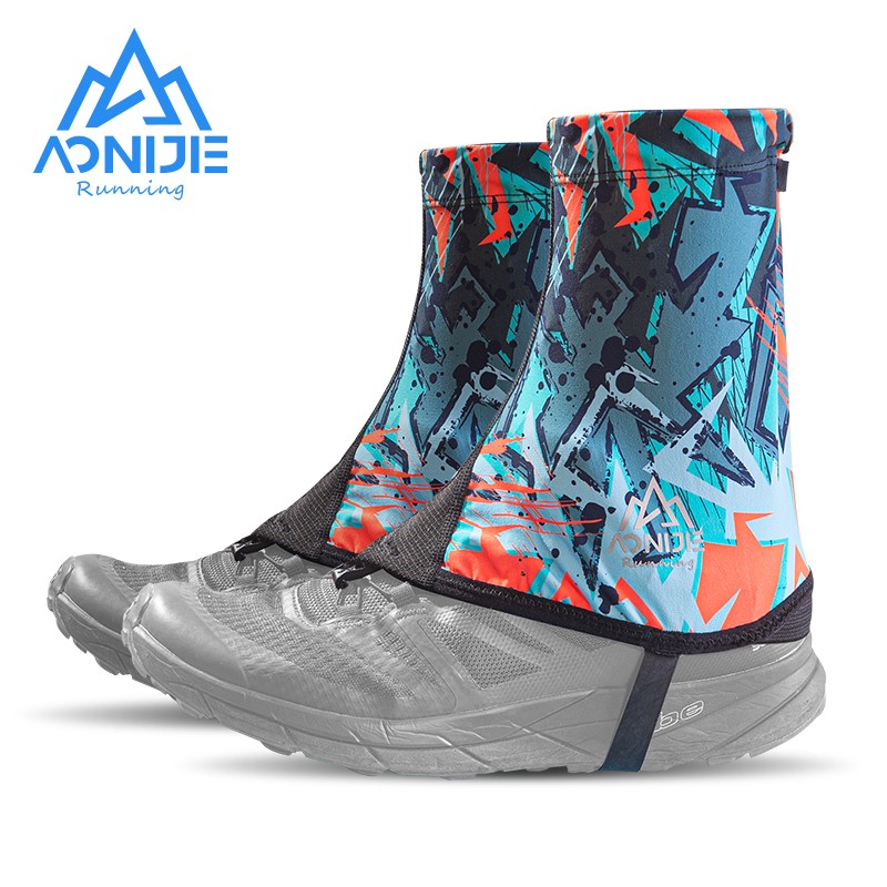 AONIJIE E4417 Outdoor Running Hiking Trail Gaiters Sports Mountaineering Cross-country Shoe Sand-proof Reflective Covers