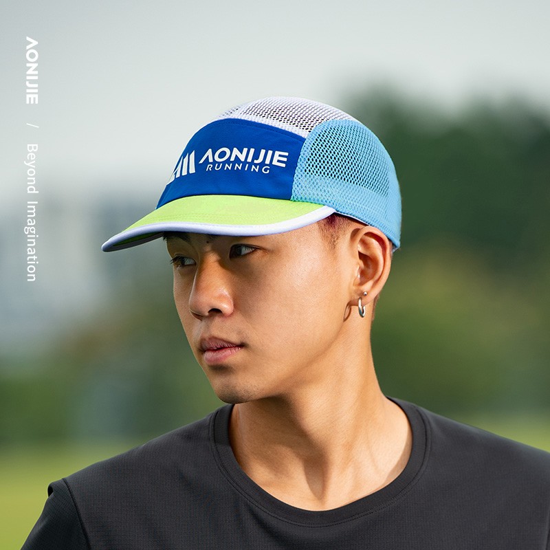 AONIJIE E4621 Running Summer Sunshade Hats Outdoor Sports Lightweight Sun Protection Mesh Caps Protection Brim Sunscreen Hats