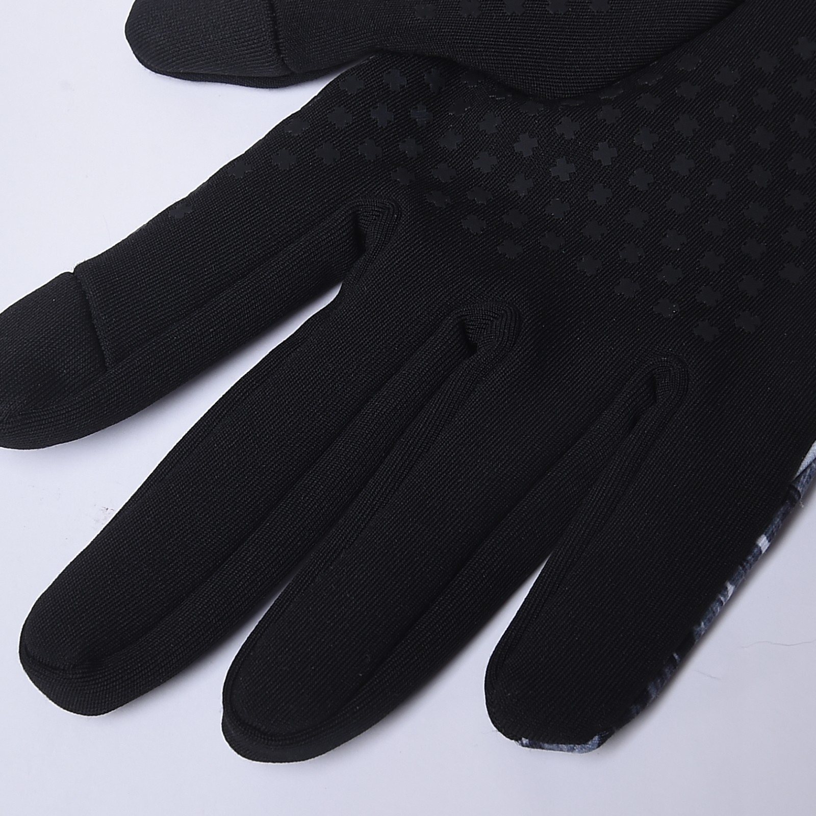 AONIJIE M-57 Sports Gloves Men Women Autumn Winter Warm Plush Gloves Touch Screen Mittens for Outdoor Running Climbing Hiking