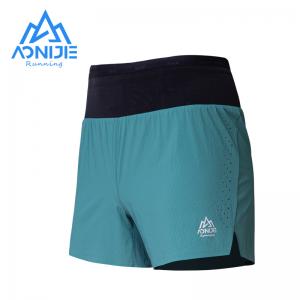 AONIJIE FM5109 Outdoor Sports Men Shorts Quick Dry Running Gym Soccer Marathon Athletic Trunks Breathable Male Shorts