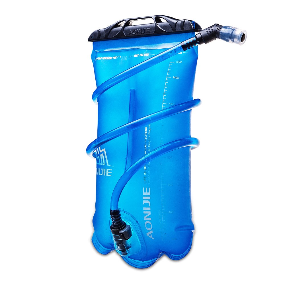 Folded Hydration Reservoir Soft Water Storage Bag Flexible Outdoor Water Bladder 